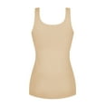 thumbnail image 2 of Amoena WomensCuraLymph Liane Longer Length Comfort Wide Padded Strap Integrated Underwire Pocketed Seamless Top - Supports/Stimulates Lymp Flow Lymphodema in Color Sand/Light Sand - Medium, 2 of 5