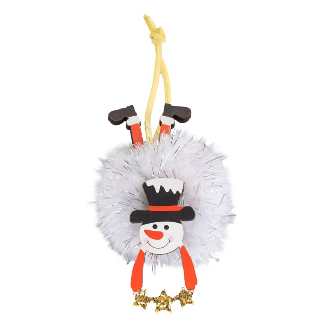 Gibobby Colgante de Navidad Maoqiu Muñeco de nieve Colgante Árbol de Navidad Decoraciones navideñas Decoración de ventanas(Blanco)