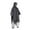 01 Black, variant on Awenio Womens Rain Jacket with Hood Thick Hooded Rain Poncho Double Layer Waterproof Raincoat Jacket for Men Women Adults