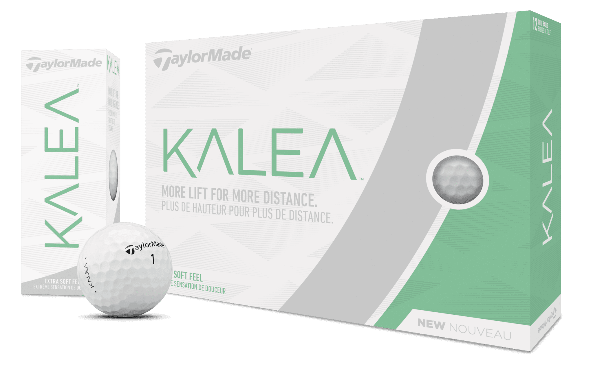 TaylorMade Women's 2019 Kalea Golf Balls, White, 12 Pack