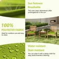 thumbnail image 4 of Kimunuk Outdoor Chair Cushions set of 2, 22" x 22" Zipped Waterproof Outdoor Seat Cushions Couch Pads with Ties for Patio Furniture, Grass Green, 4 of 6