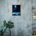 thumbnail image 2 of Shiartex  Outer Space Wall Art Galaxy Earth Canvas Wall Decor Universe Planet Nasa Decoration Painting Blue Sky Stars Print Pictures Artwork Bedroom Living Room Office 12x16in/16x20in, 2 of 4