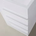thumbnail image 5 of Virtu USA Bailey 23" Polymarble Single Bathroom Vanity Set in Glossy White, 5 of 6