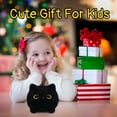 thumbnail image 6 of SUWJELANY 20" Kawaii Cat Plush, Cat Pillow Plush, Cute Black Stuffed Animal for Kids and Adults Birthday Home Decoration, 6 of 6
