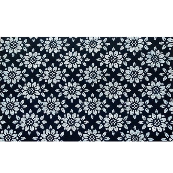 Briarwood Lane Spring Coir Doormat 48x30 Geometric Floral Large For Spring Coir Doormat