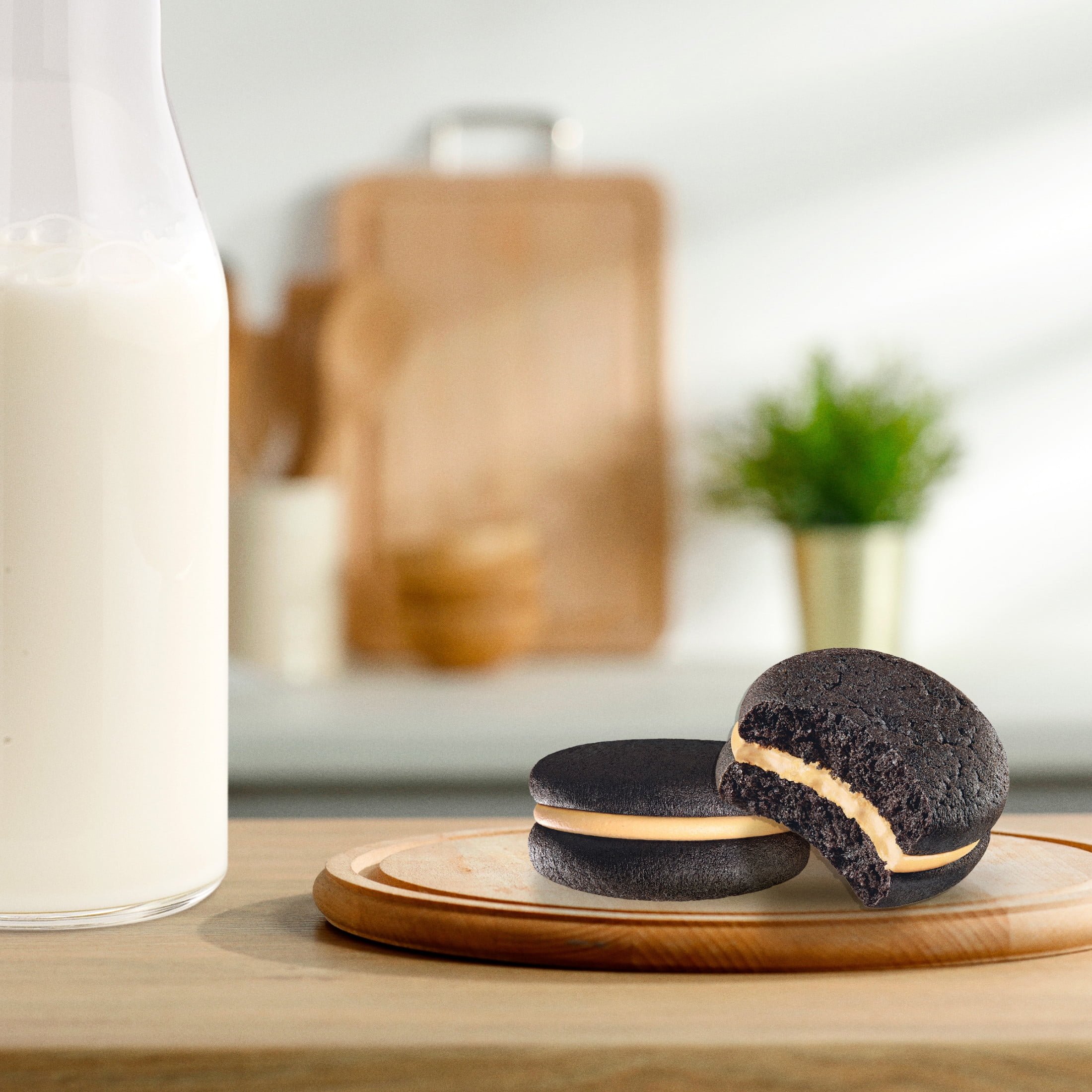 OREO Peanut Butter Creme Cakesters Soft Snack Cakes, 5 - 2.02 oz Snack Packs