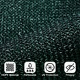 thumbnail image 3 of LOVE STORY Custom Size 4'x38' Dark Green Fence Privacy Screen Heavy Duty Mesh Windscreen Cover for Patio Garden (Customized), 3 of 6