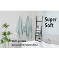 thumbnail image 3 of 27.5x55 Inches Luxury Bath Towels Set of 6 Large, 100 Percent Cotton 650GSM Super Absorbent Soft Shower Towels for Bathroom (Green, 6pieces), 3 of 12