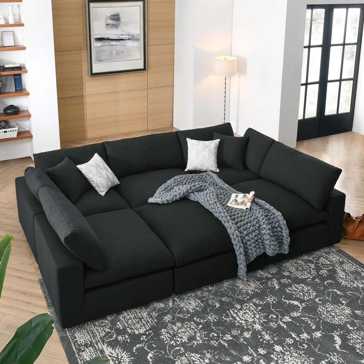 Commix Down Filled Overstuffed 6Piece Sectional SofaEEI5761