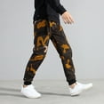 thumbnail image 5 of GBSYEWXS Teen Boys Sweatpant Jogger Camouflage Print Outdoor Trendy Ankle Pants Yellow Size 5-6 Years, 5 of 9