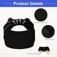 thumbnail image 4 of Vocoste 4 Pcs Yoga Elastic Headbands 5.12inch Wide Black Gray Brown Khaki for Women, 4 of 6