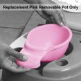 thumbnail image 4 of Replacement Part for Fisher-Price 3-in-1 Unicorn Tunes Potty Seat Trainer HGX45 - Replacement Pink Removable Pot, 4 of 5