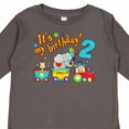 thumbnail image 4 of Inktastic It's My Birthday Circus Train 2nd Birthday Boys or Girls Long Sleeve Toddler T-Shirt, 4 of 5