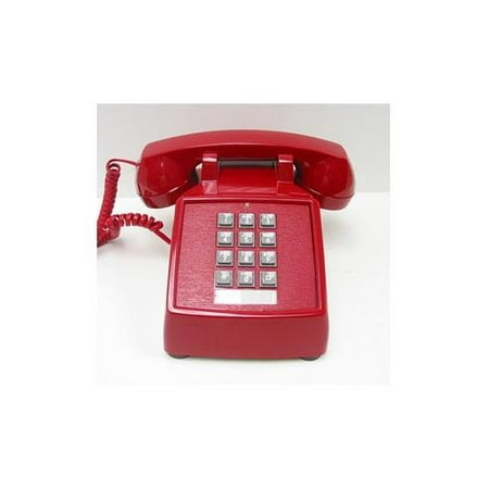 - Cortelco ITT-2500-MD-RD 250047-VBA-20MD Desk ValueLine RED