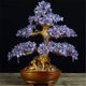 thumbnail image 3 of Bonsái de árbol del dinero con citrino y amatista: adorno for la fortuna y la suerte, ideal for enfriadores de vino en casa., 3 of 3