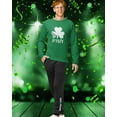 thumbnail image 3 of Men Joggers St Patricks Day Irish Luck'n Legs Sweatpants Fleece Joggers Small Black, 3 of 7