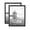 Black, variant on FungYuan 2 PACK 11x14 Wood Gallery Picture Frame,Poster Picture Frames for Wall Display,Gray