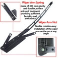 thumbnail image 5 of POWERWORKS  Front Right Passenger Side Windshield Wiper Arm 4l1955408B1P9? Fits For AUDI Q7 2007-2016 (4L1955408B Windscreen Wiper Arm), 5 of 9