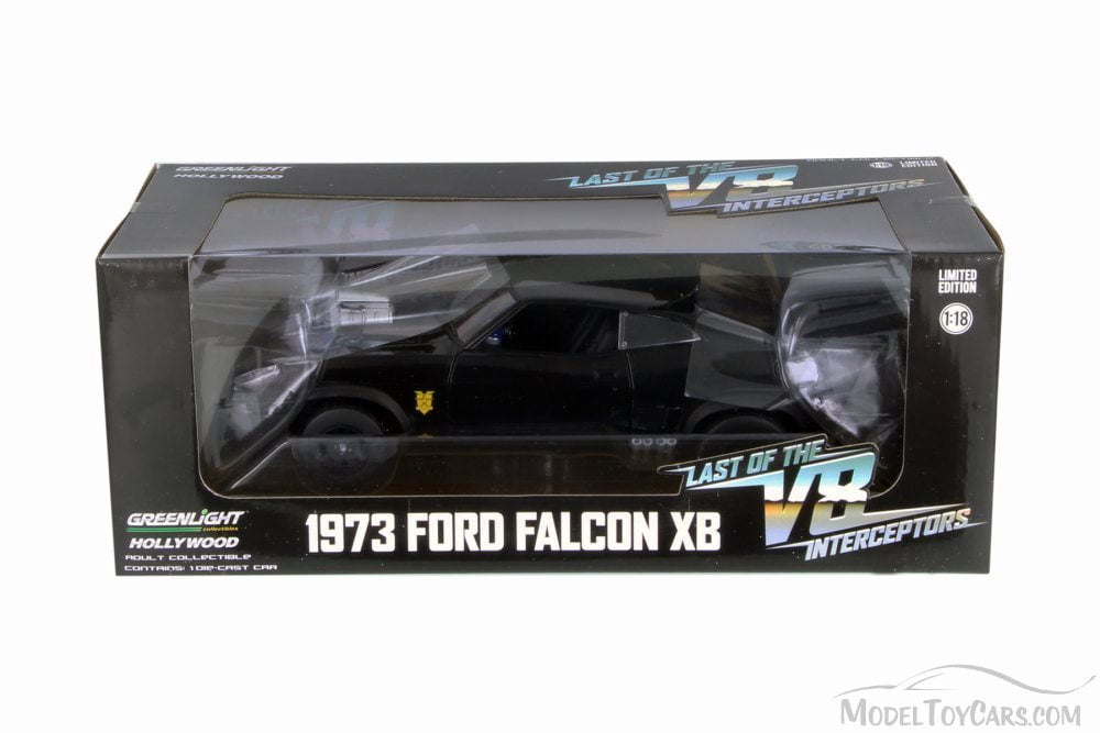 1973 Ford Falcon XB Last of the Interceptors, Black - Greenlight 12996 - 1/18 Scale Diecast Model Toy Car
