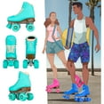 thumbnail image 5 of Crazy Skates Retro Adjustable Roller Skates | Adjusts to fit 4 shoe Sizes | Classic Quad Skates for Kids and Adults, 5 of 7
