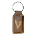 thumbnail image 4 of Keychain - Rectangle - The Bat - Leather, 4 of 4