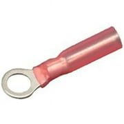 Morris Products 12220 Heat Shrinkable Ring Terminals - 22-16 Wire, 0.3 1 In. Stud, Pack Of 100