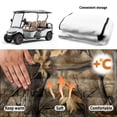 thumbnail image 5 of Uorisanigo Golf Cart Seat Cover, Breathable Camo Hunting Print Golf Cart Seat Towel Blanket with 4 Front Pockets, Universal Seat Cushion for Club Car, EZGO with Armrests, 5 of 7