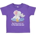 thumbnail image 3 of Inktastic My Nana Loves Me to the Moon and Back Elephant Family Boys or Girls Toddler T-Shirt, 3 of 5