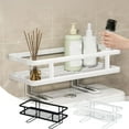 thumbnail image 1 of Sentmoon Bathroom Shower Organizer Shower Caddy Punch- Toilet Tank Rack Multifunctional Bathroom Shower Storage Rack Toilet Top Rack, 1 of 10