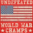 thumbnail image 3 of CafePress - Undefeated World War Champs Kids Dark T Shirt - Dark T-Shirt Kids XS-XL, 3 of 4