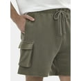 thumbnail image 2 of No Boundaries All Gender Soft Fleece Utility Cargo Shorts, Men's Sizes XS-5XL, 2 of 5