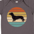 thumbnail image 4 of Inktastic Dachshund Dog Retro Sunset Boys or Girls Baby Bodysuit, 4 of 5