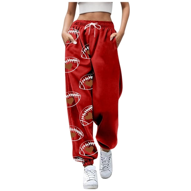 WILLBEST Pantalones Casuales para Mujer: Elegante Diseño de Cintura Alta con Bolsillo y Cordón para Un Ajuste Relajado, Ideales para Uso Diario y para Combinar con Estampados de Halloween. Chica