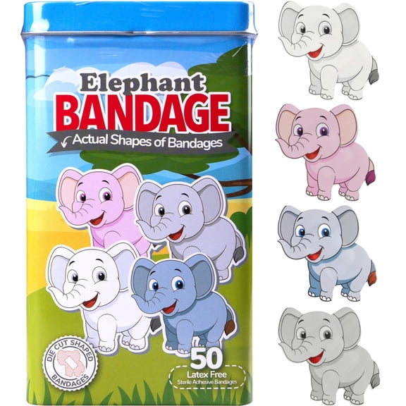 BioSwiss Elephant Bandages, 50 Count