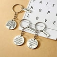 thumbnail image 2 of Minnieouse Dijes de llavero DIY Charm Decor Accesorio de joyería Palabras inspiradoras Colgante de aleación pequeña para artesanías Plata 100 piezas Type2 NO2 Minnieouse AP009434-04, 2 of 4