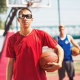 thumbnail image 1 of Sport  Goggles, Explosion Proof Adjustable Strap Basketball Glasses Impact Resistant  For Hiking Black, 1 of 8