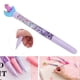 thumbnail image 4 of Black Gel Pen Liquid Paillette Handle Cartoon Cap Painting Writing Stationery Soft RubberPurple Pen Holder, 4 of 5