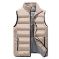 thumbnail image 4 of Chaleco de hombre otoño e invierno acolchado cálido de algodón chaleco de ocio para hombre talla grande, 4 of 5
