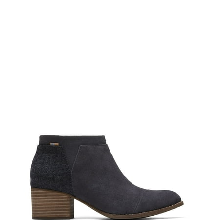 TOMS - TOMS Women's Grey Suede Loren Booties - Walmart.com