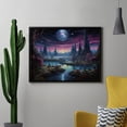 thumbnail image 4 of Diamond Art Kits for Adults, Fantasy Landscape Starry NightDiamond Painting Kits for Beginners, Frameless Round 5D Full Drill Diamonds Art Pictures Gem Art Crafts Home Decor Gifts, 4 of 8