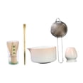 thumbnail image 3 of Juego de 5 piezas para ceremonia de matcha, batidor de matcha, matcha chawan con boquilla y té Naranja, 3 of 9