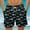 Black, variant on Mens Swim Trunks Quick Dry Board Shorts with Mesh Lining, Breathable Fit Hawaii Beach Shorts Swimwear Bathing Suits