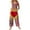 Vermilion, variant on Fgvctg Valentine's Day Women's Jumpsuits Wide Leg Pant Comfy Overall Love Heart Graphic Sleeveless Spaghetti Straps Jumpsuits Romper Bib Overalls Loose Sprimg Pants With Pockets Hot Pink L
