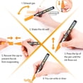 thumbnail image 4 of 20 Colors Outline Marker Double-line Shimmer Markers Plastic Self Outline Pens Set, 4 of 10