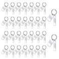 thumbnail image 1 of 30 piezas de llaveros de metal grabables en blanco Yuxing acero inoxidable plata, 1 of 5