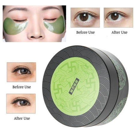 HERCHR 60Pcs/Box Eye Mask Gel Fade Fine Lines Remove Eye Bag Firm Skin Eye Care, Eye Care Mask, Anti Wrinkle Eye