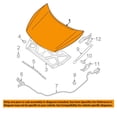 thumbnail image 3 of CAPA Fits 09-14 Maxima Hood Panel Assembly Primed Aluminum NI1230179 F51009N0MA, 3 of 5