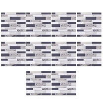 Yeetfub 3d Peel And Stick Clearance Self Adhesive 3D Tile Stickers 10 Sheets Kitchen Bathroom Wall Decor For Tile Waistline Kitchen Living Room