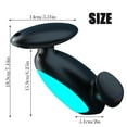 thumbnail image 3 of Hearthoom Faucet Modern Pull Out Sprayer - LED Light Single Handle Black Bathroom Sink Mount, 3 of 9