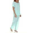 thumbnail image 1 of Women's Shadowline 76280 Petals Pajama Set (SeaFoam L), 1 of 3